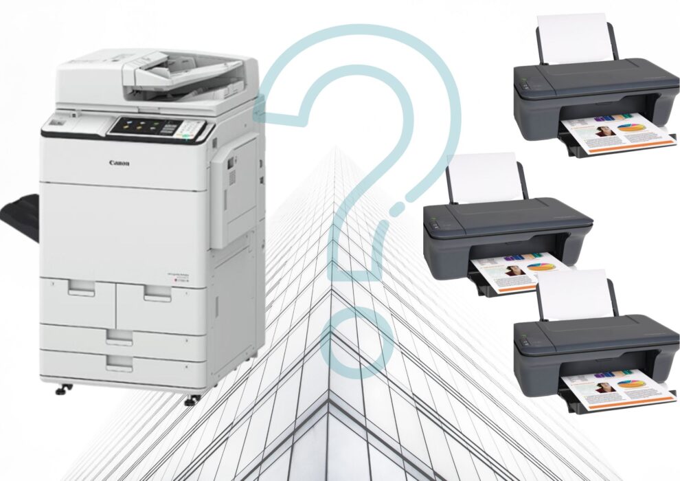 Kilka małych drukarek czy wydruk centralny?